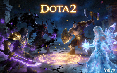 DOTA2游戏封面展示图